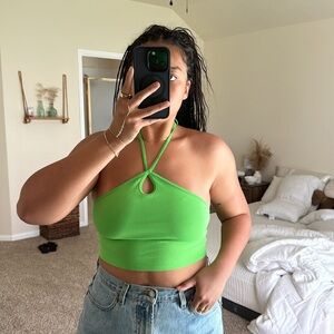 Bright Green Zara Top